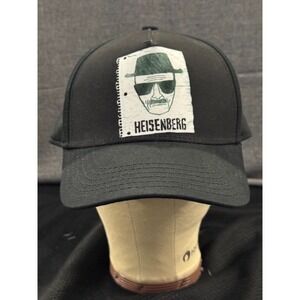 Breaking Bad Baseball Cap Men One Size Black Cotton Casual Heisenberg Sketch Hat